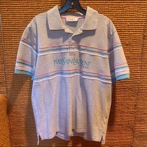 Vintage Yves Saint Laurent (YSL) Polo Dress Shirt